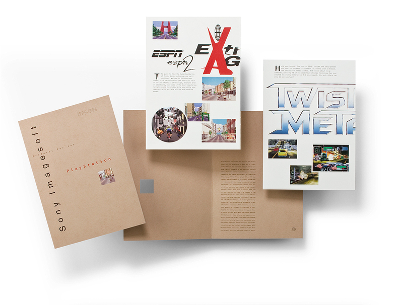 SONY PLAYSTATION VIDEO GAMES BROCHURE